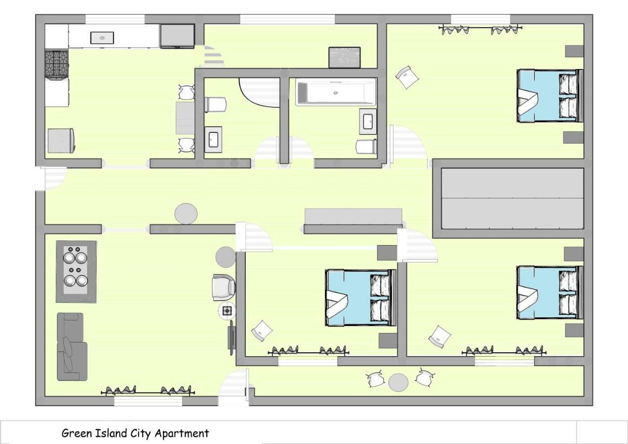 Green Island City Apartment Понта-Делгада Экстерьер фото